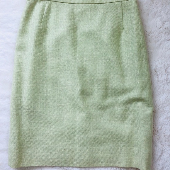 ✨Escada Margaretha Ley Skirt Suit Gold Logo Button - Picture 10 of 15